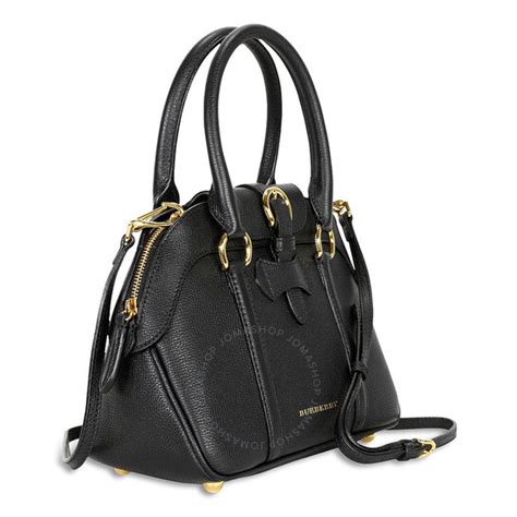 Burberry Milverton Small Black Leather Bowling Bag 3980850